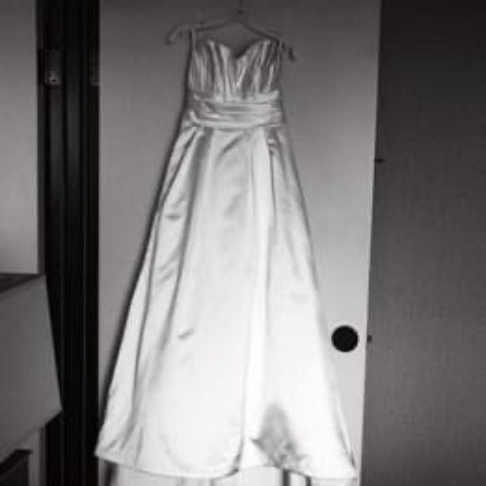 Paloma Blanca Silk Wedding Dress